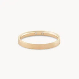 Everlast band polished - 14k yellow gold, polished