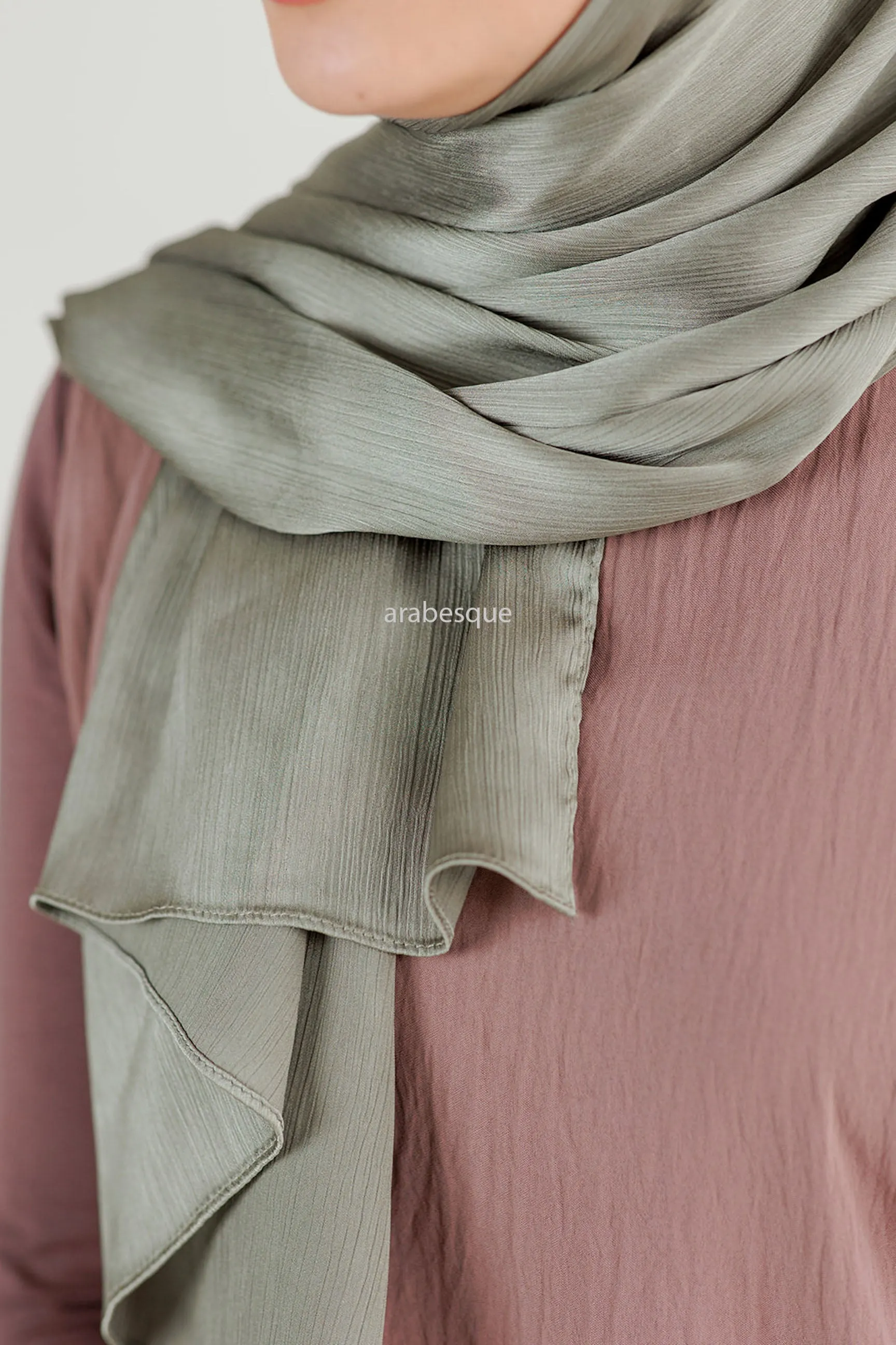 Fine Line Silk Chiffon Hijab