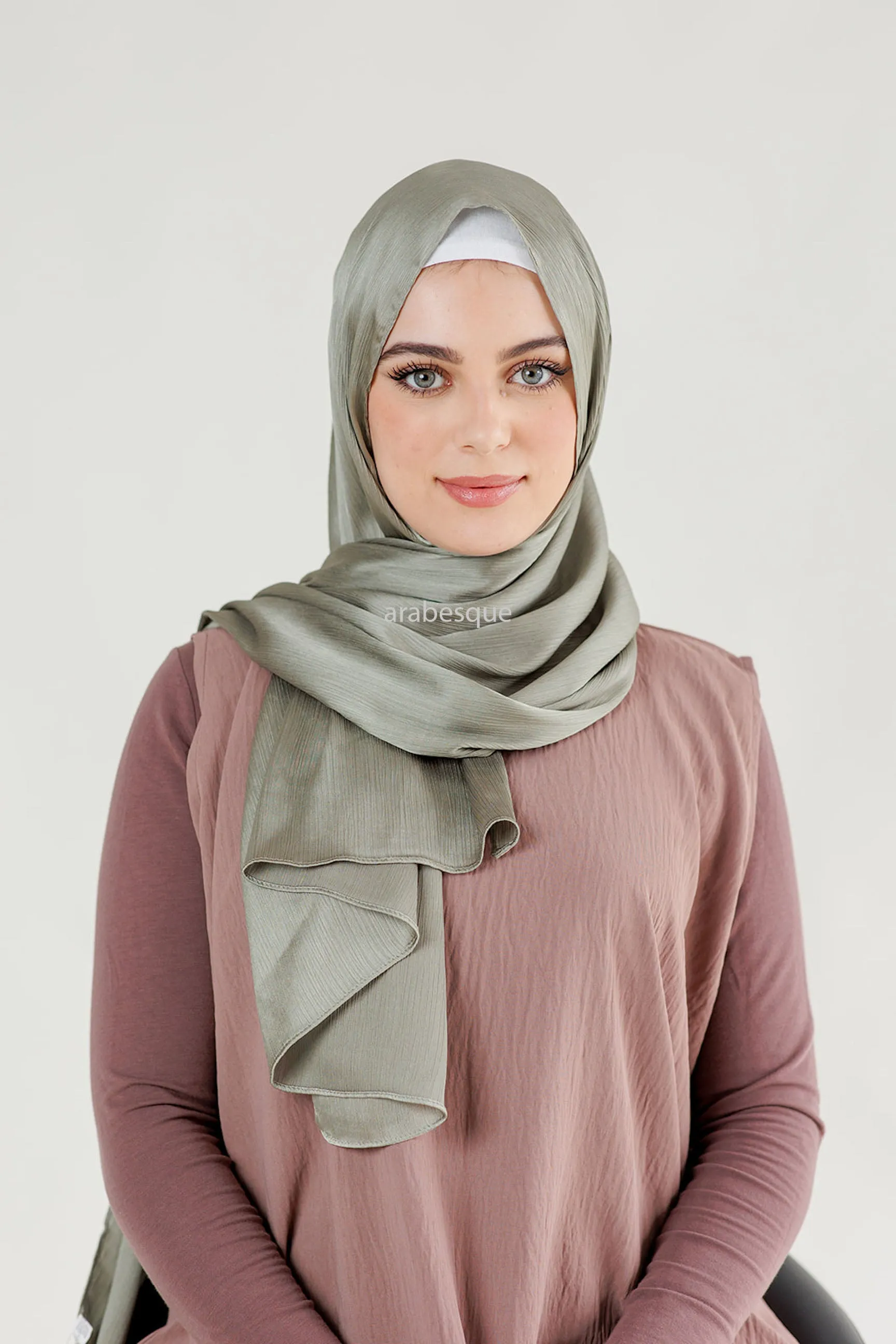 Fine Line Silk Chiffon Hijab