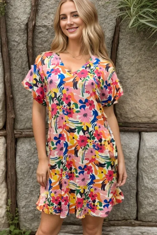 Floral Mini Dress