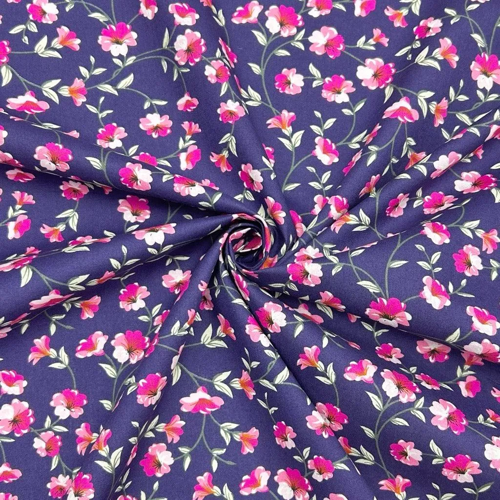 Flower Heaven Cotton Poplin Fabric