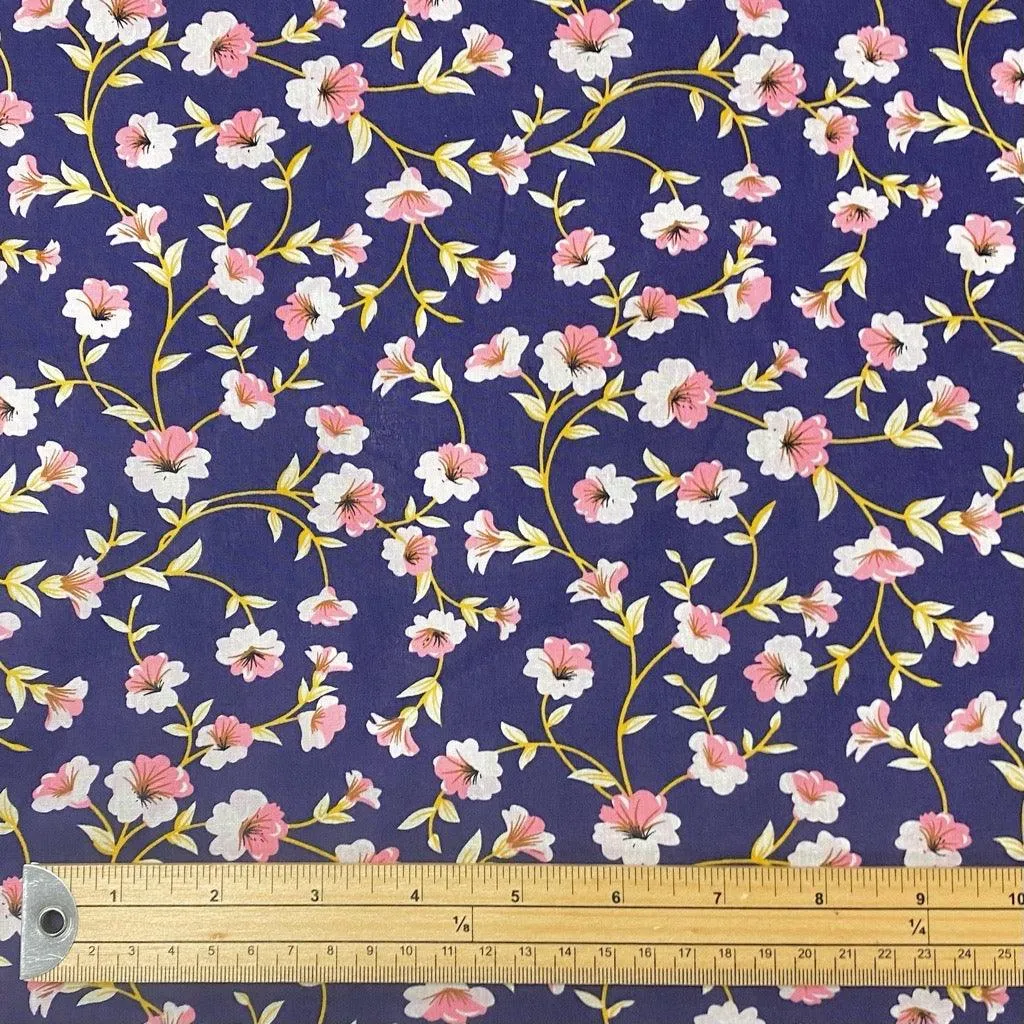 Flower Heaven Cotton Poplin Fabric