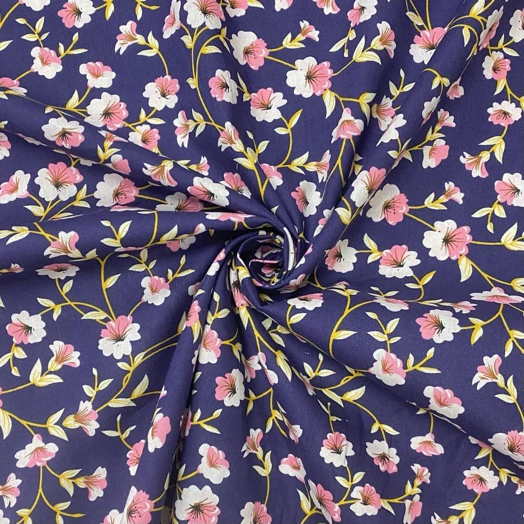 Flower Heaven Cotton Poplin Fabric