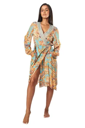 Future Eden Women's Midi Wrap Dresses