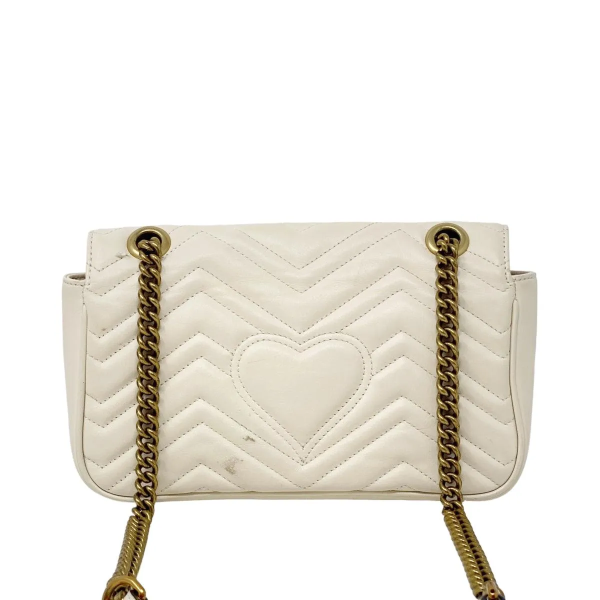 Gucci Ivory Small GG Marmont Bag