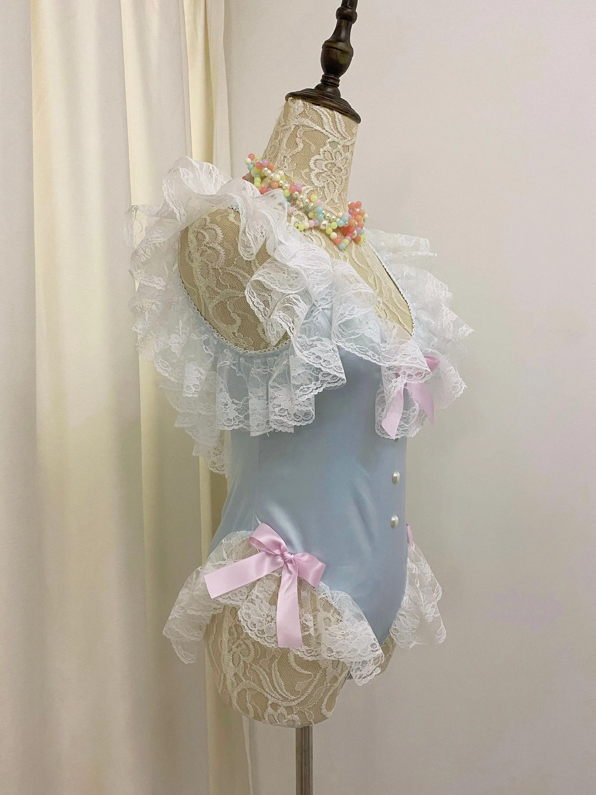 [Handmade Lingeire] Blue Angel Melody Lingerie Bodysuit