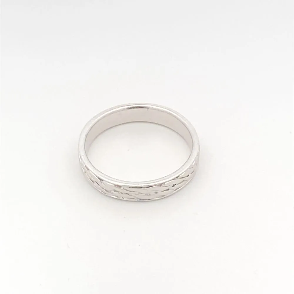 Heloise 925 Sterling Silver Wedding Band Ring