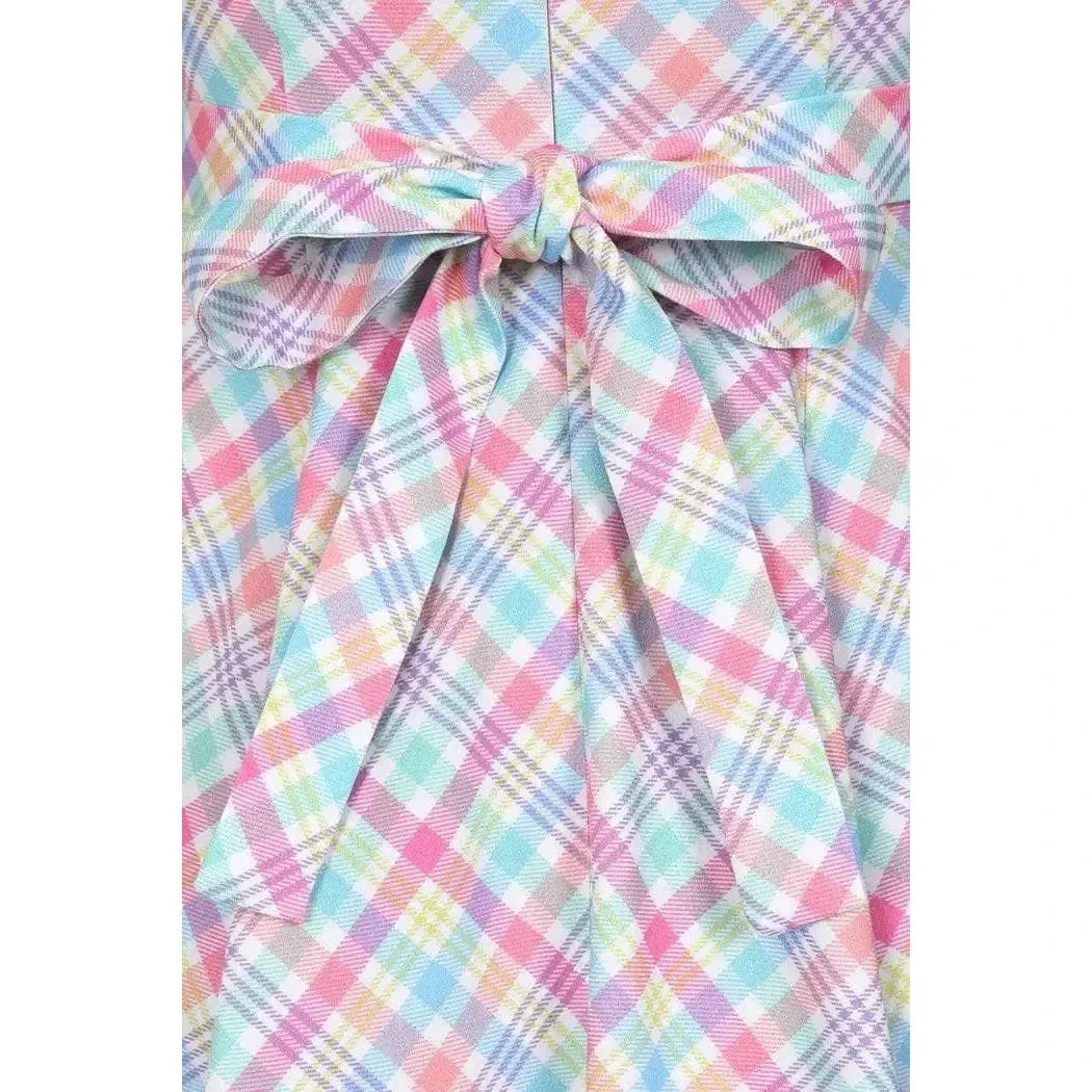 Hepburn Dress - Pastel Gingham