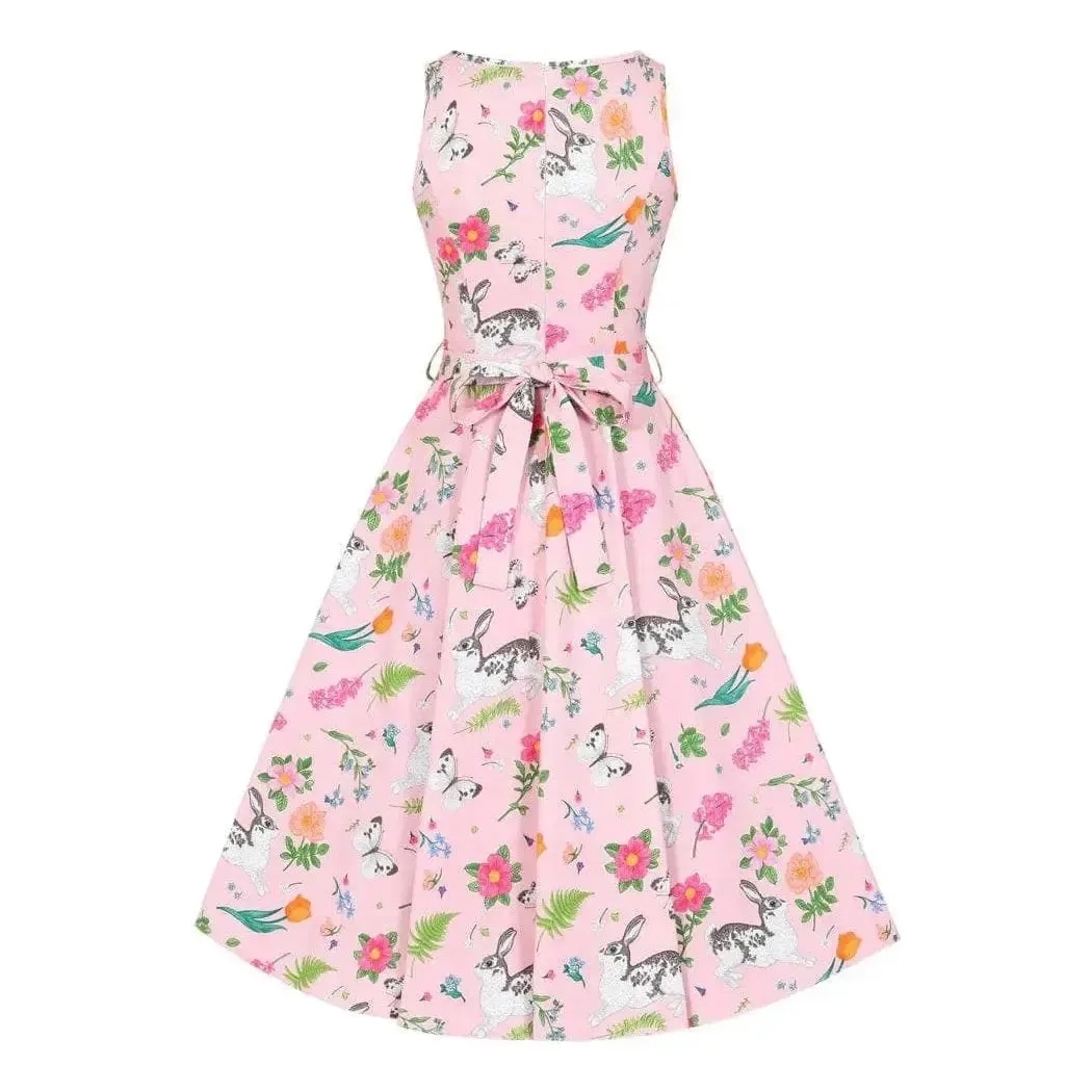 Hepburn Dress - Spring Rabbit