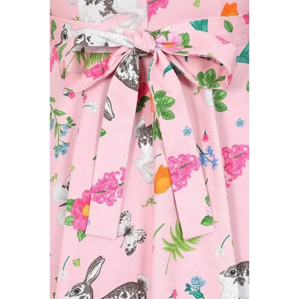 Hepburn Dress - Spring Rabbit