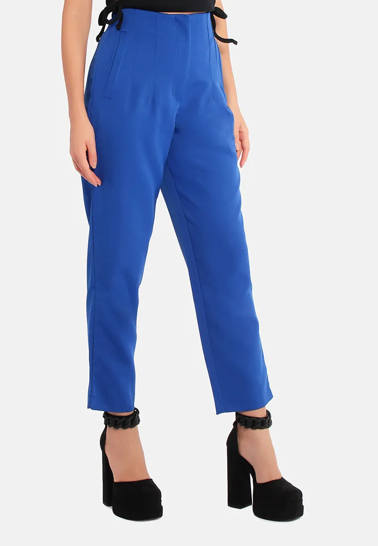 High Waist Semi Casual Trousers