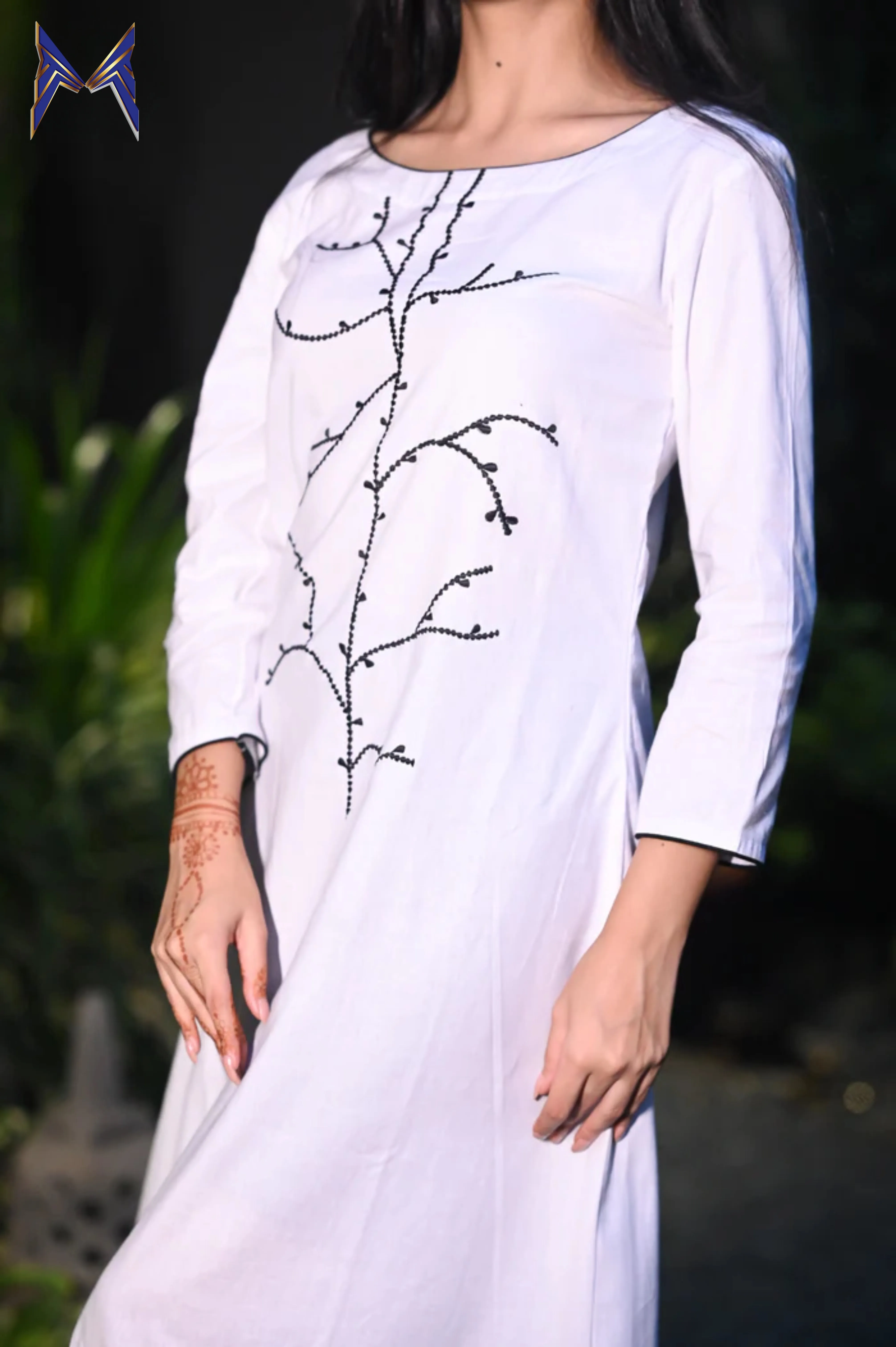 Ivory Stemline Tunic