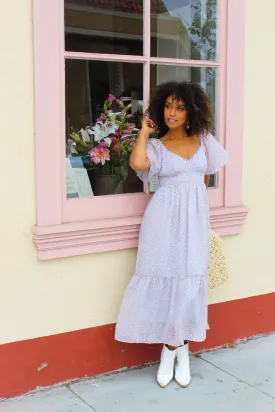 June Floral Dress - Blush/Multi