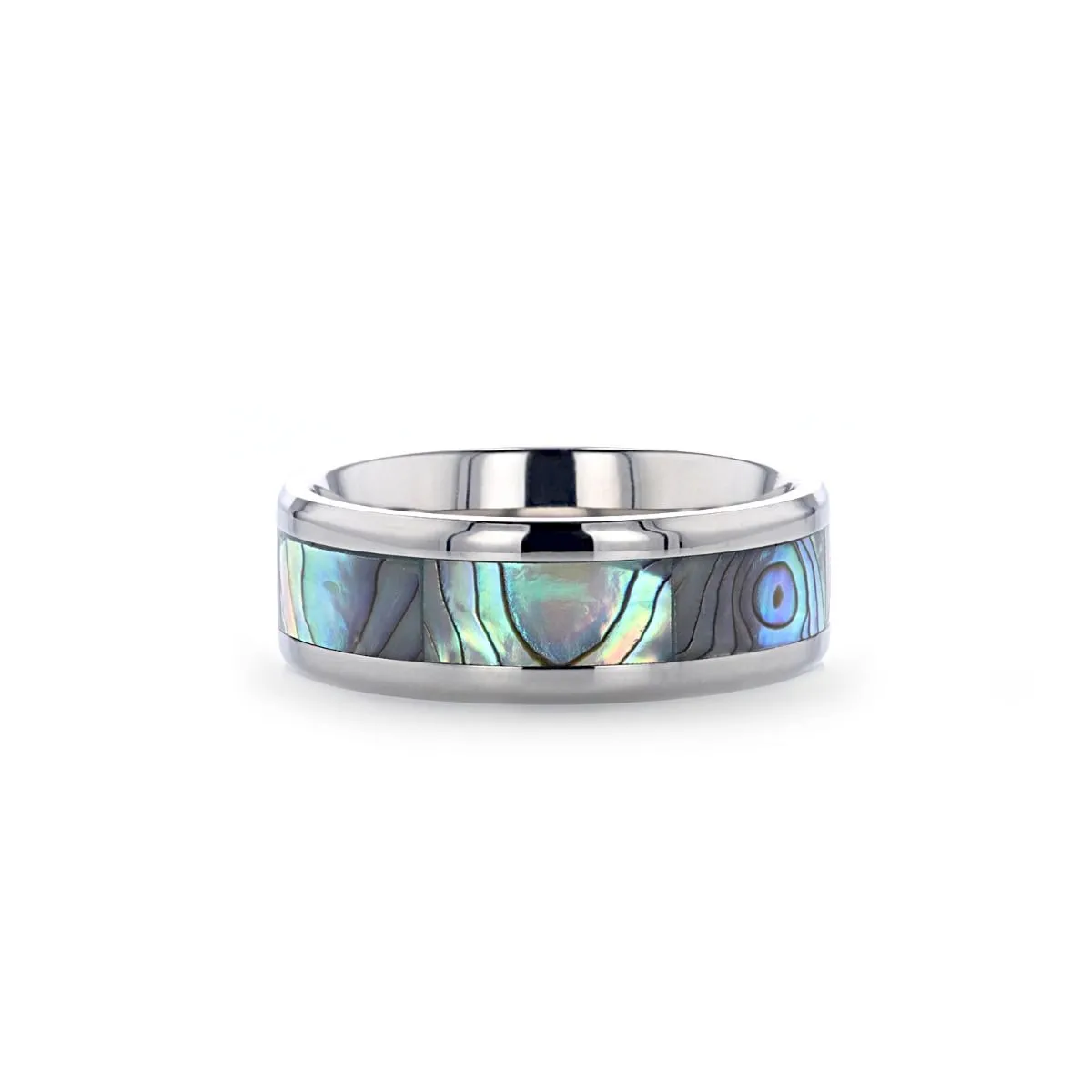 KAUI | Titanium Ring Pearl Inlay