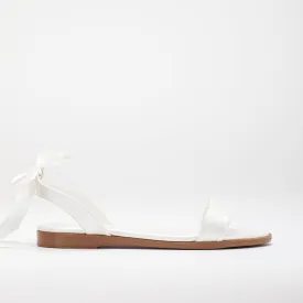 Lucia - Bridal Flats with Satin Ribbon