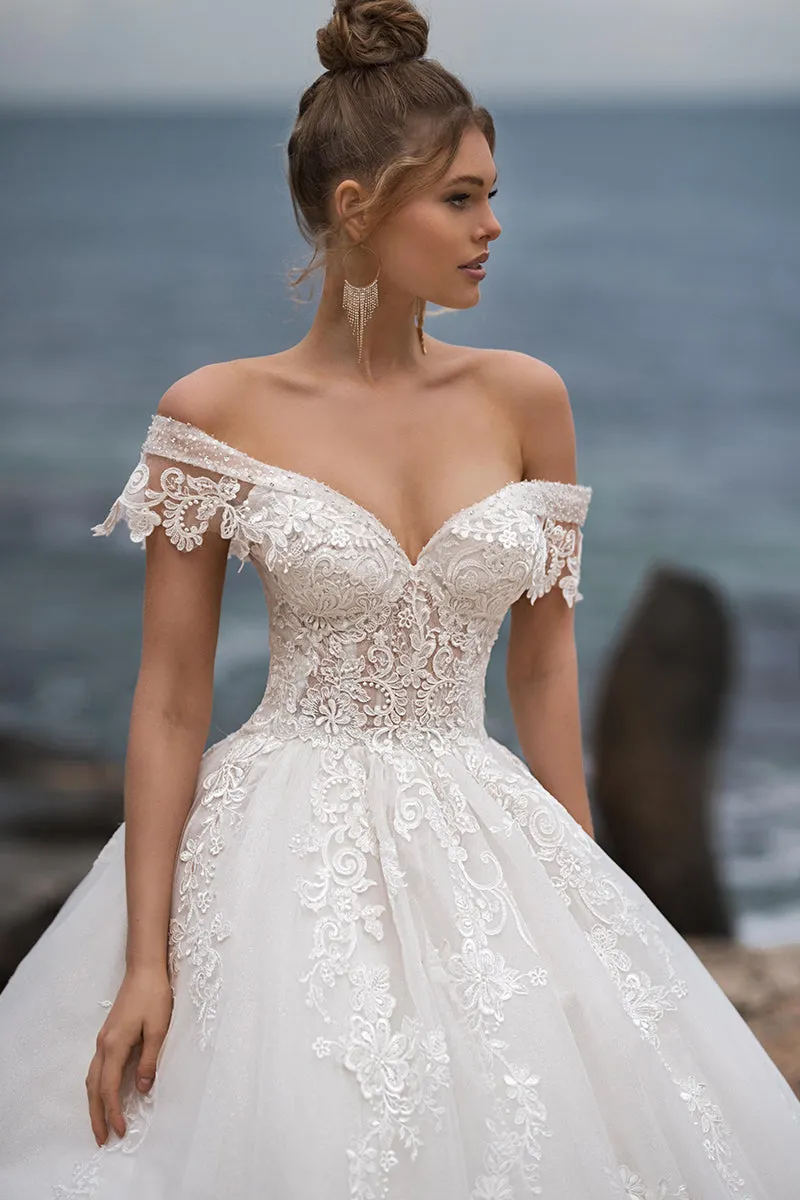 Marley Strapless A-line Wedding Dress