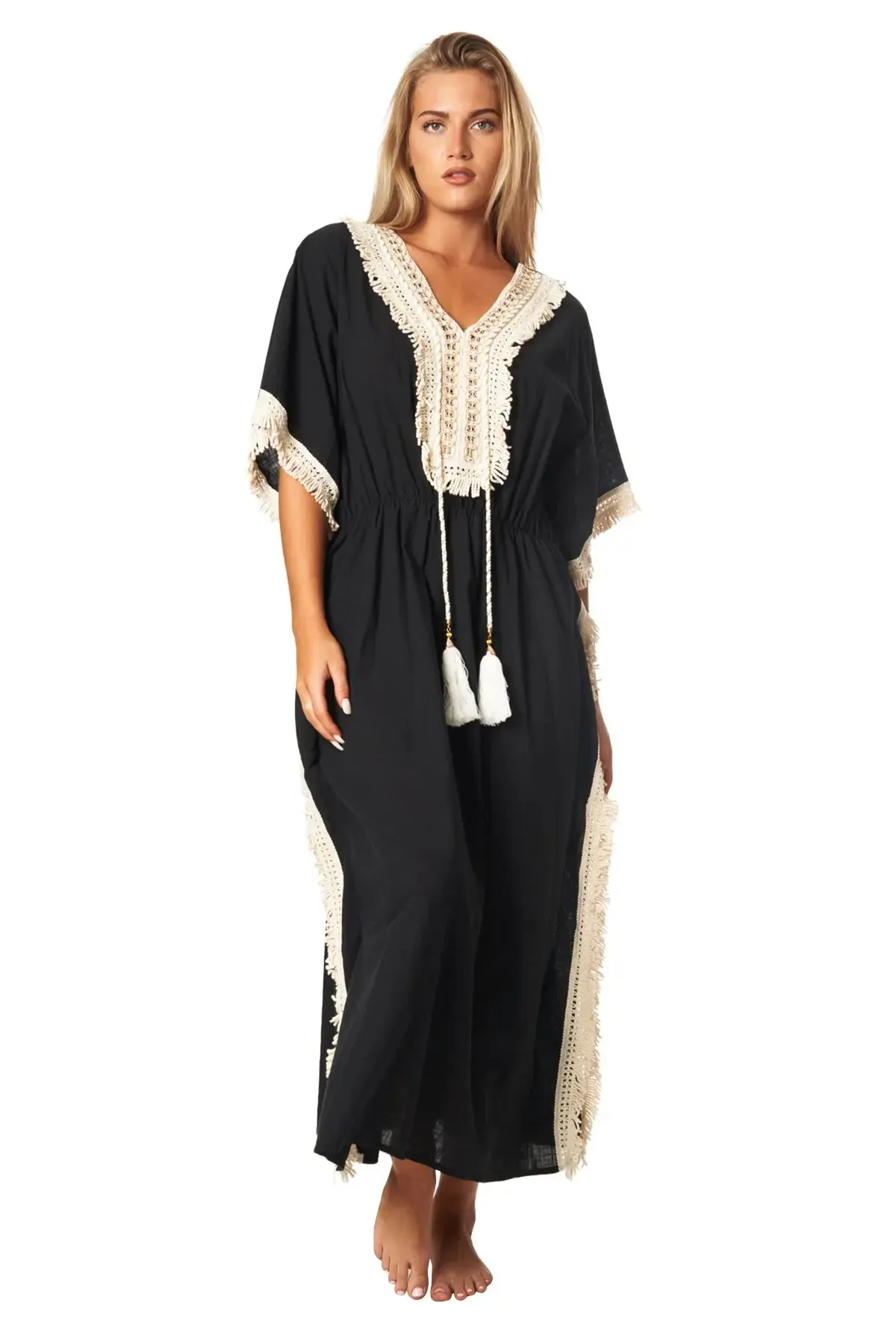 Megan Coverup Maxi Caftan Dress