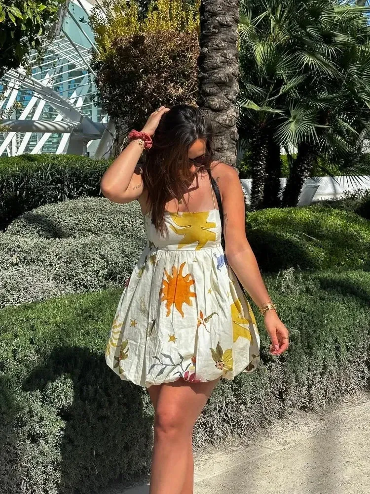 Mireen - Elegant printed summer dress