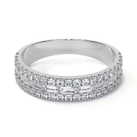 Mixed Shape Diamond Ring, 0.80 CT