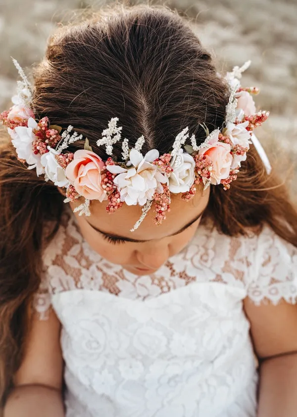 Nora Girls Flower Crown