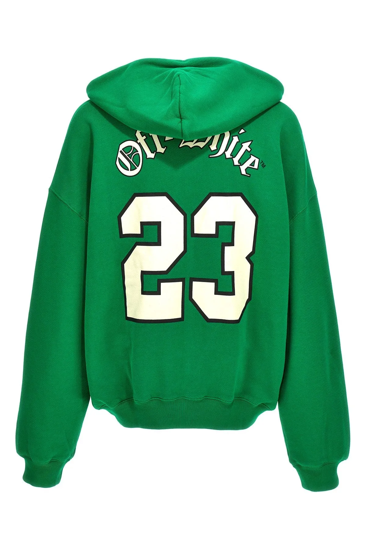 Off-white 'college' abloh hoodie green