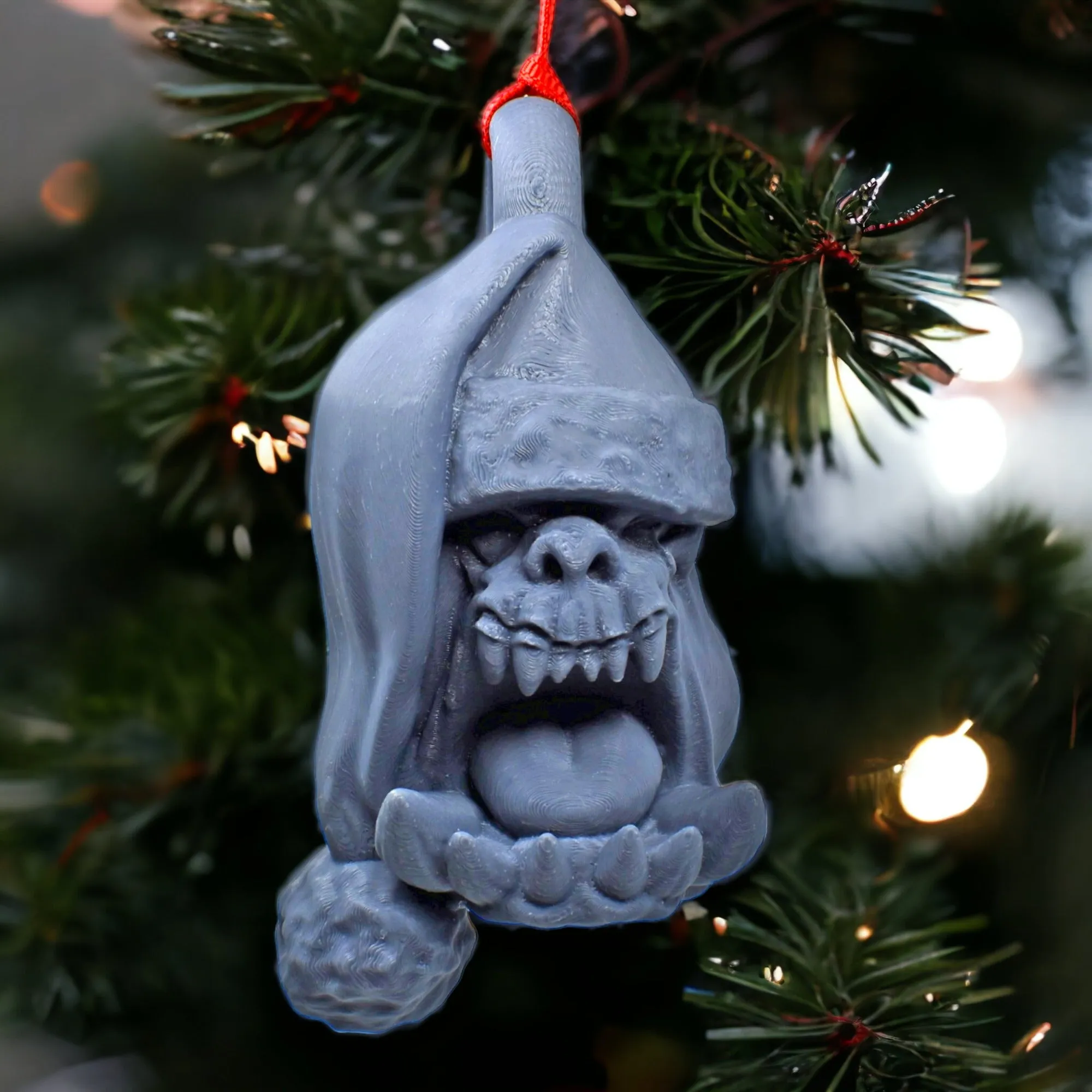 Orc Head Ornament