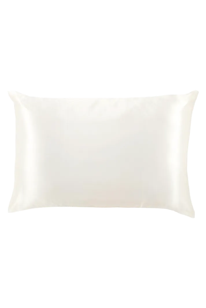 Organic Peace Silk Pillowcase | Ivory