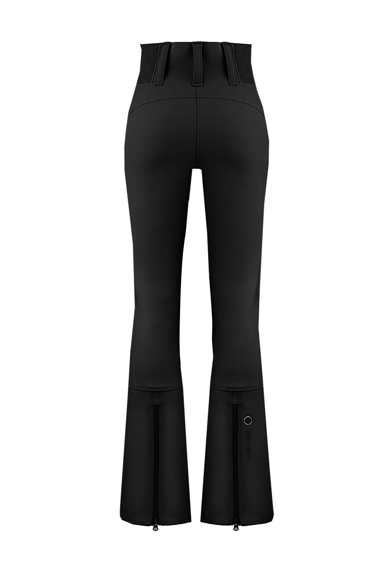 Poivre Blanc Short Length Softshell Ski Pant in Black W24-1121