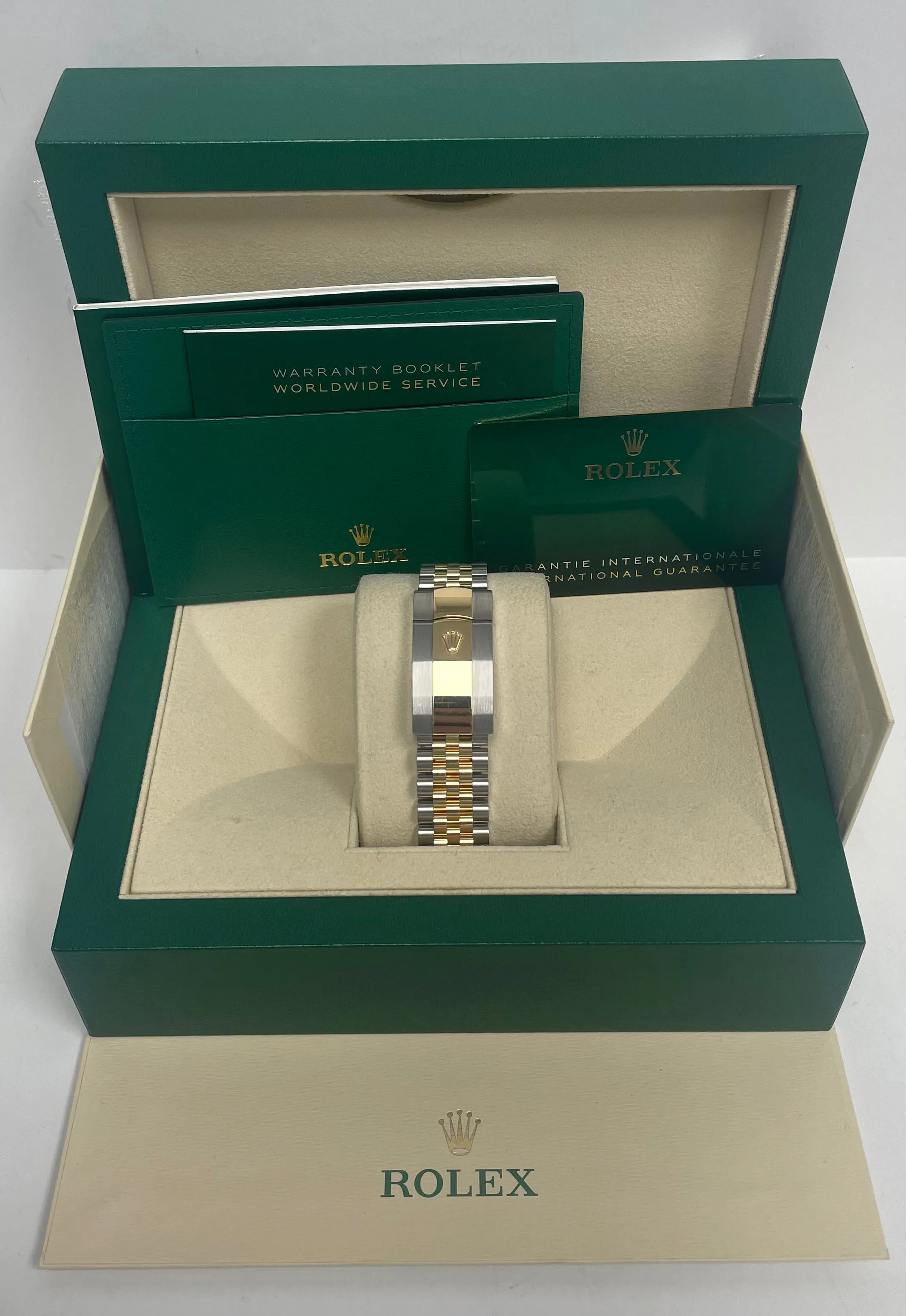 Rolex Sky-Dweller Two-Tone Stainless Steel - Yellow Gold Champagne Index Dial -Jubilee Bracelet (Ref# 326933)