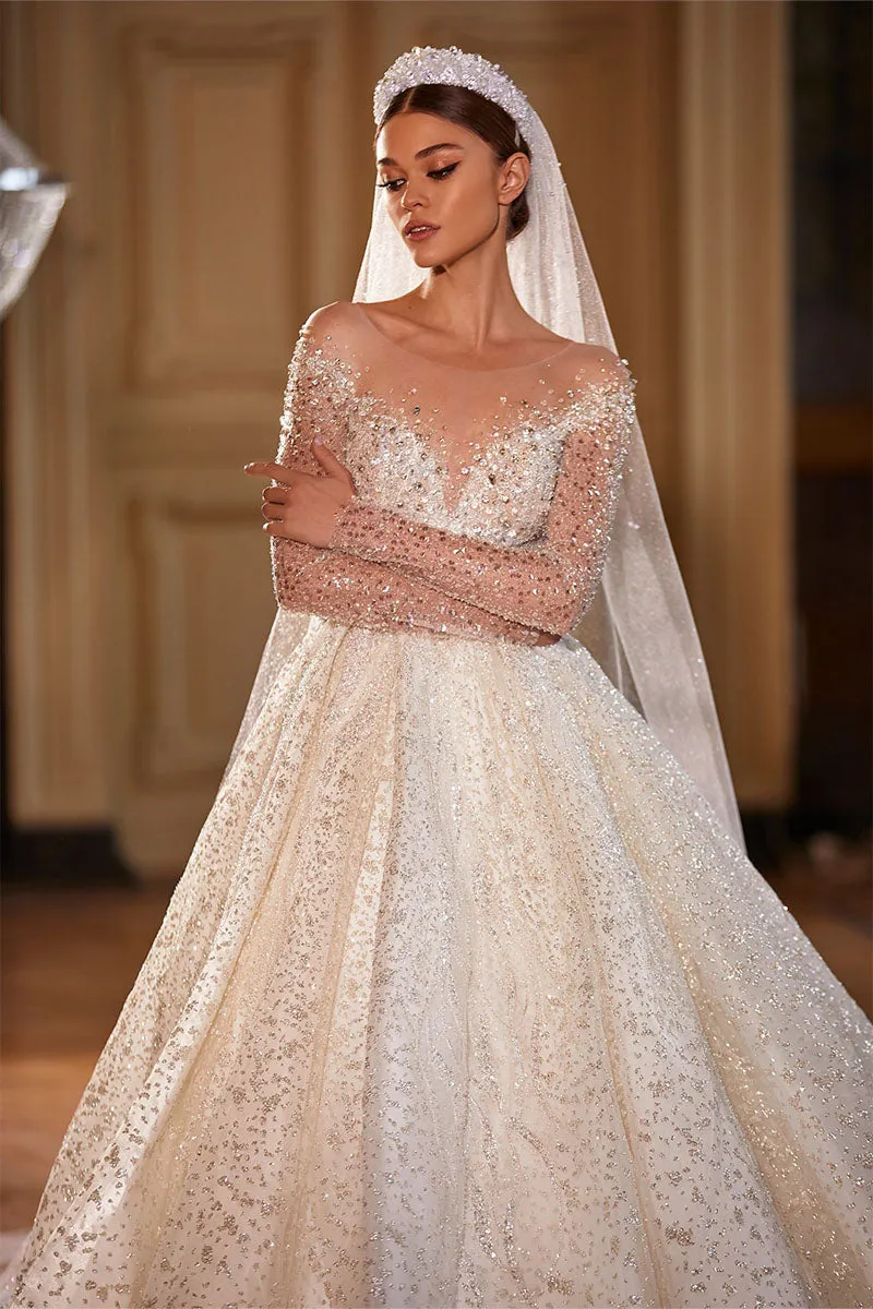 Royal Frances Beaded Wedding Dress