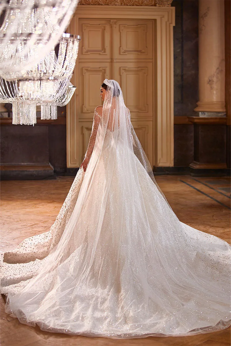 Royal Frances Beaded Wedding Dress