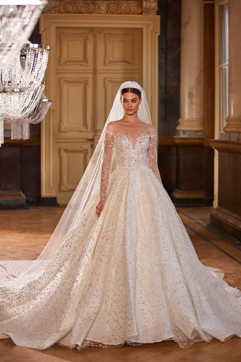 Royal Frances Beaded Wedding Dress