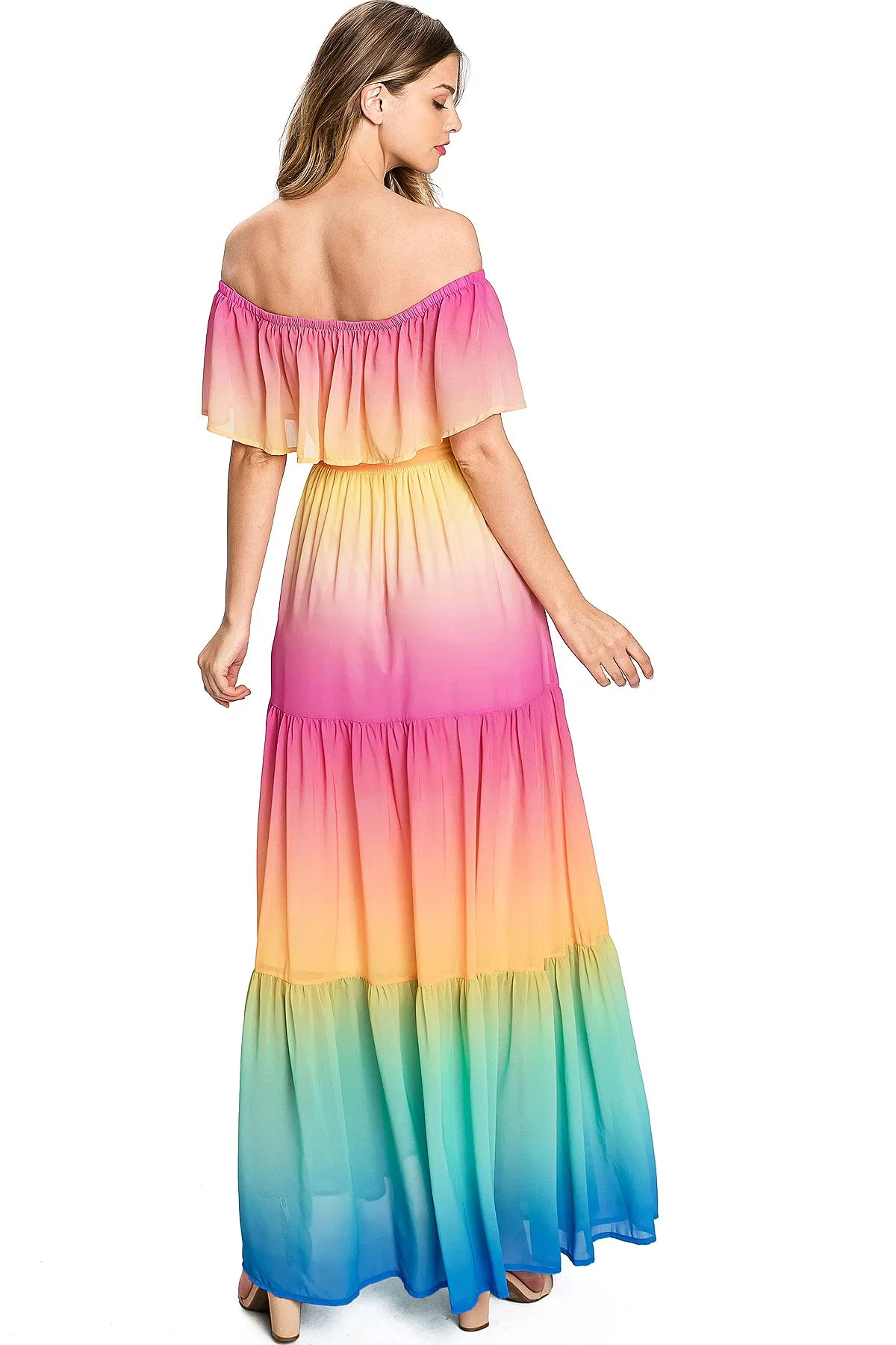 Sunrise Ombre Maxi Dress