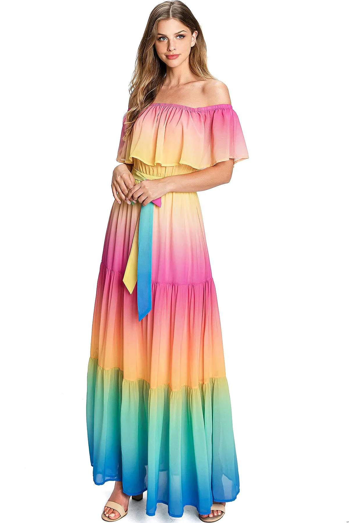 Sunrise Ombre Maxi Dress