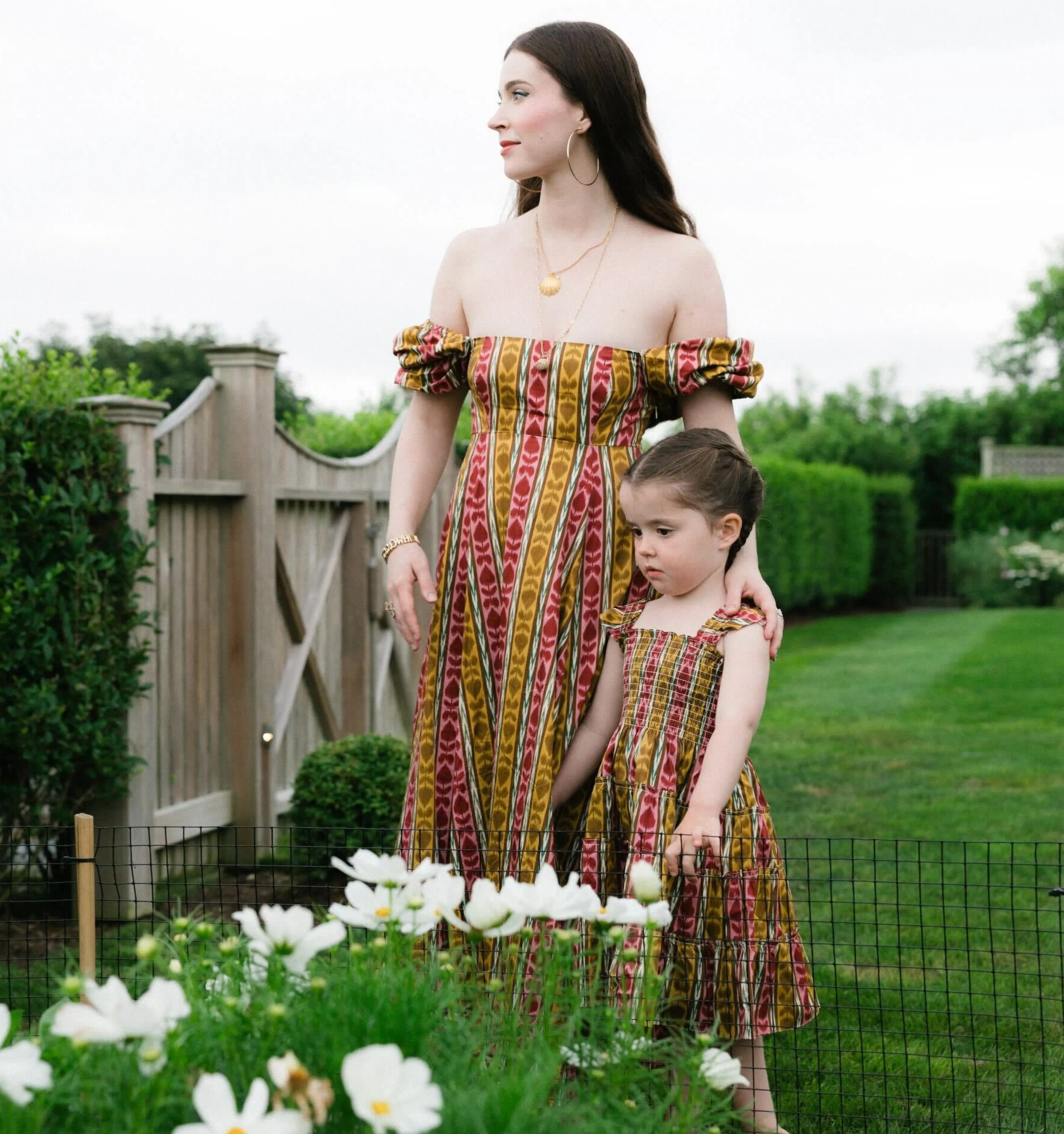 The Baby Ellie Nap Dress - Ikat Topiary