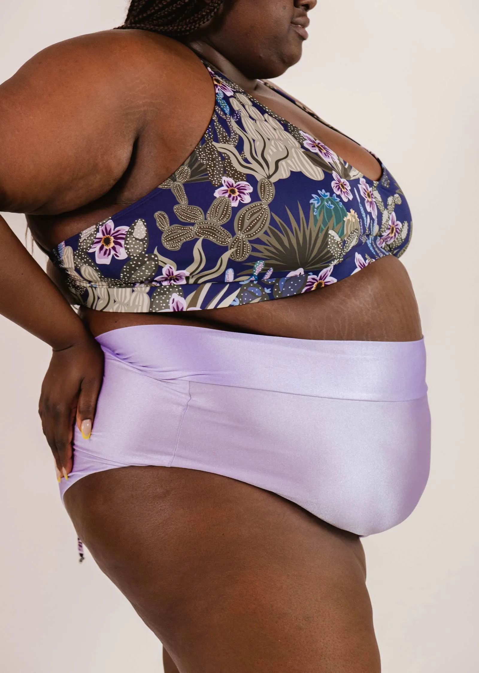 Tofino Lilac High Waist Bikini Bottom