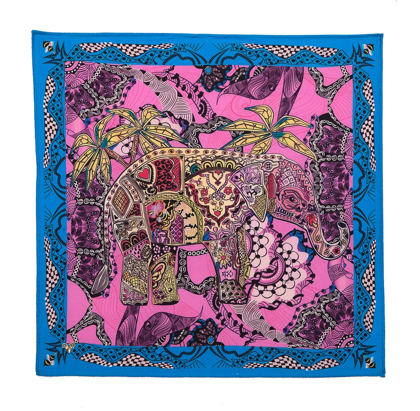 Tuskers Silk Square Scarf