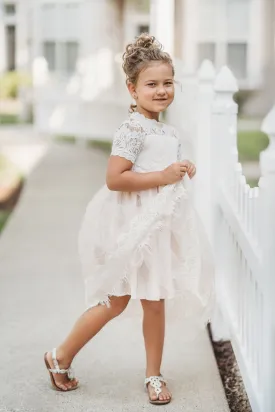 Victorian Day Gown in Ivory