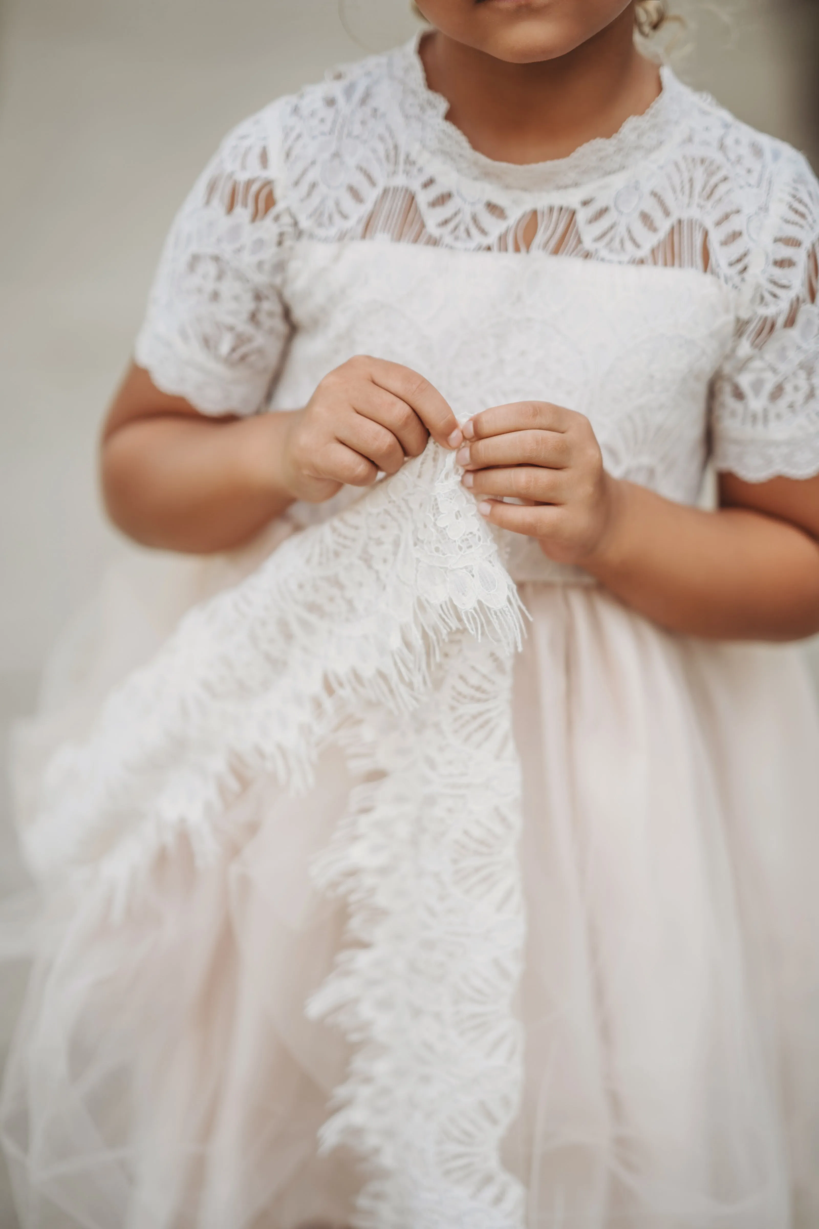 Victorian Day Gown in Ivory