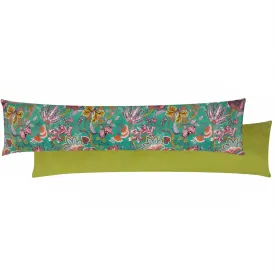 Viranai Exotic Floral Draught Excluder Lake Blue