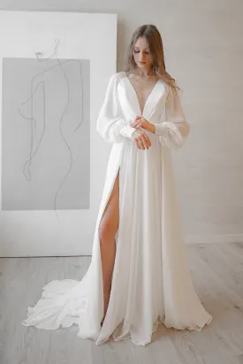 Wedding Dress Assol With High Leg Slit