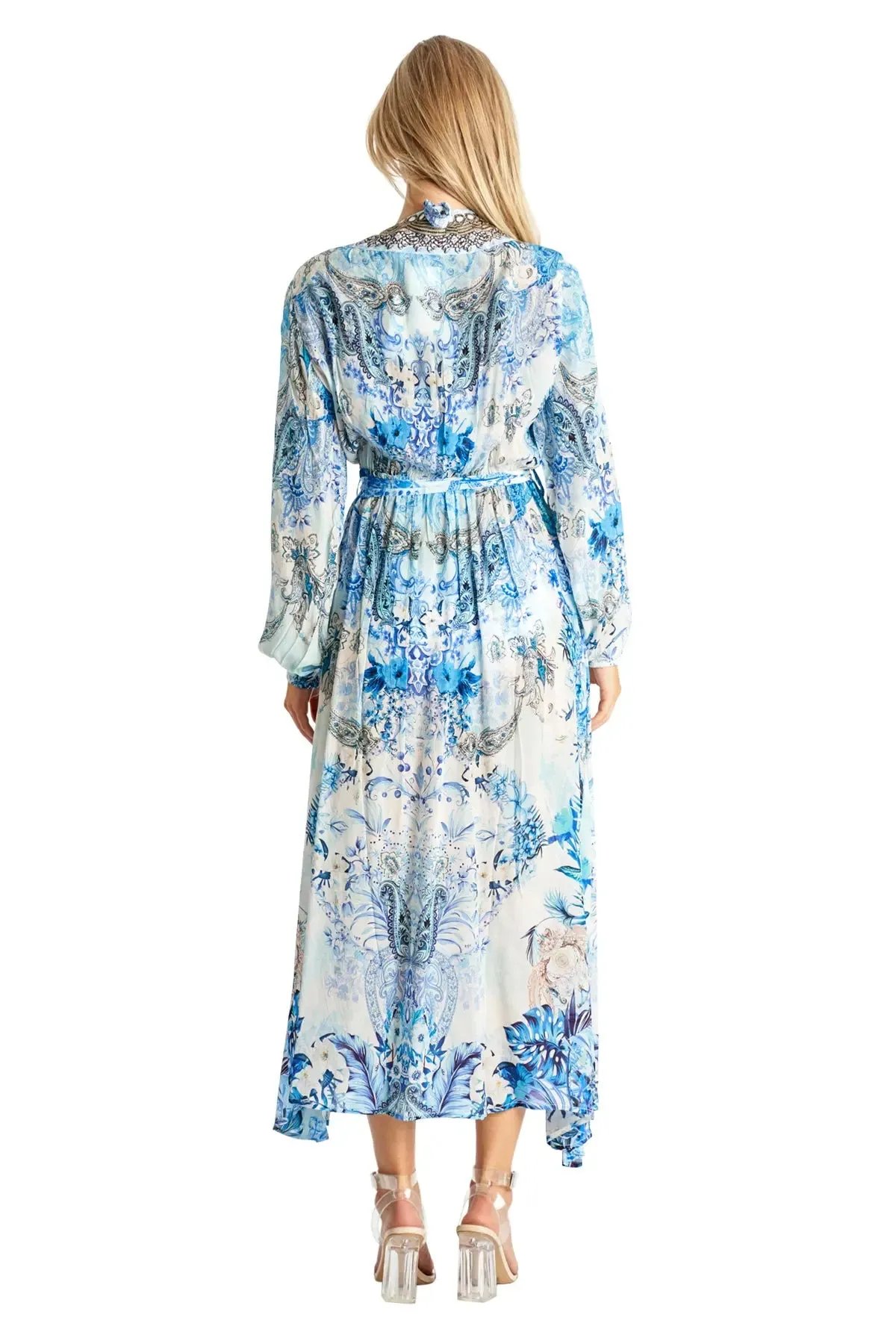 Women's Maxi Wrap Dresses by La Moda